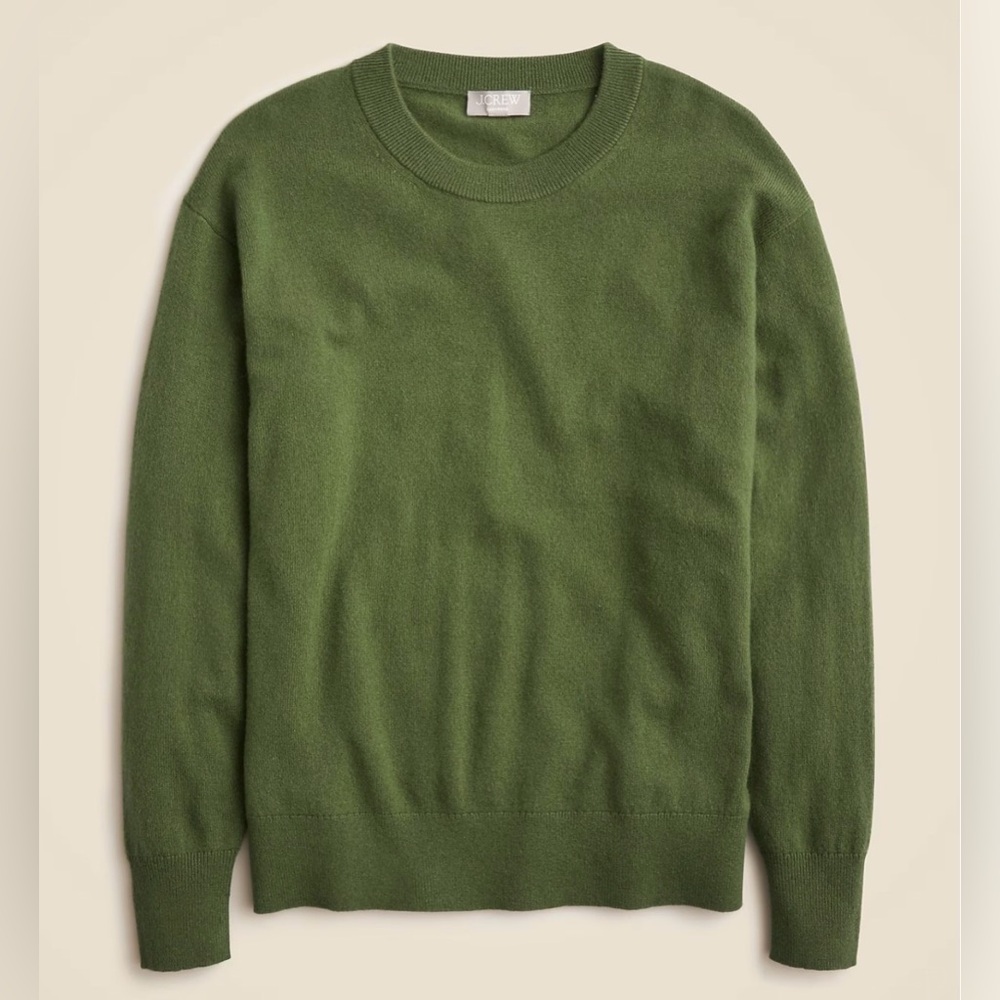 NWT J.Crew Classic Fit Cashmere Sweater